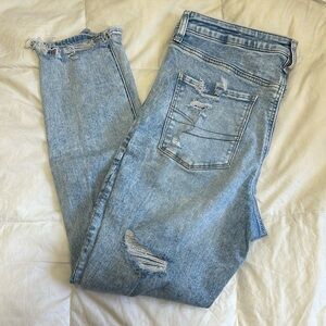 american eagle high rise jeggings